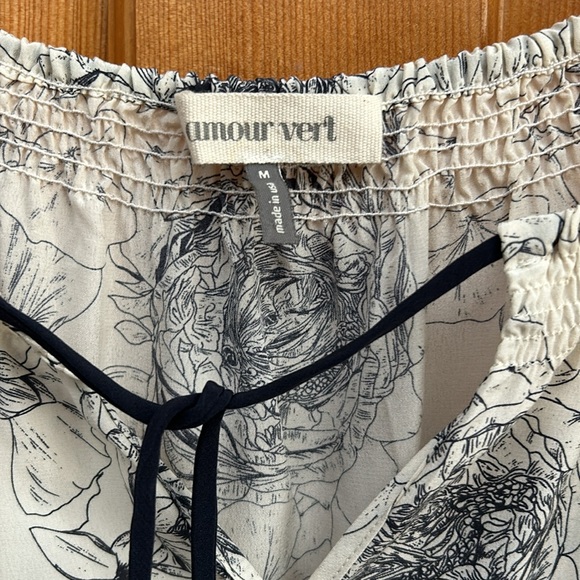 Amour Vert Silk Dress M - Picture 6 of 7